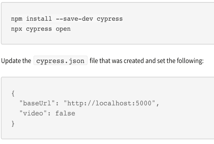 Cypress.io advanced setup